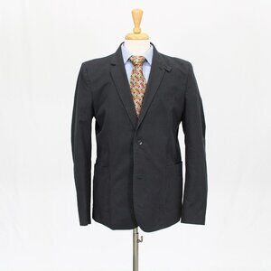 J. Lindeberg 42R Gray Striped 2-Button Sport Coat Blazer Jacket V180